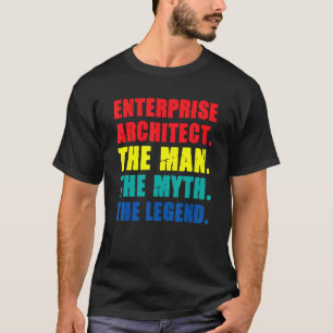 Camiseta Hombre de arquitecto empresarial Mito Leyenda Espe