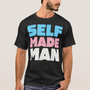 Camiseta Hombre de autofabricación FTM Apoyo a la bandera t