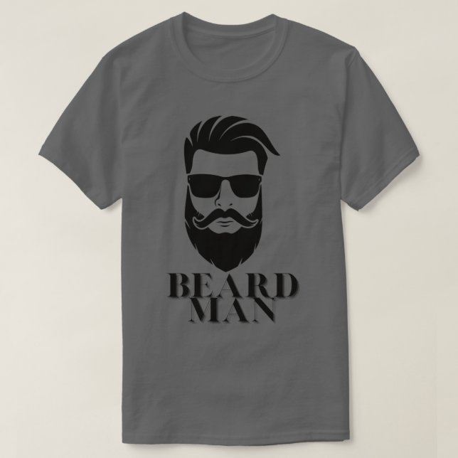 Camiseta Hombre de barba (Diseño del anverso)