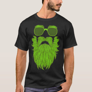 Camiseta Hombre de barba verde