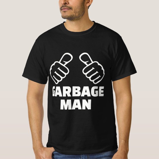 Camiseta Hombre de basura (Anverso)