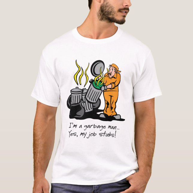 Camiseta Hombre de basura (Anverso)