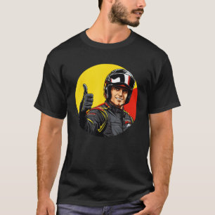 Camiseta Hombre de carreras divertida con disfraz de Thumbu