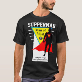 Camiseta HOMBRE DE COMIDA DE Novedad gráfica masculina