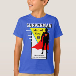 Camiseta HOMBRE DE COMIDA SUPERHOMBRE SUPERHOMBRE DE LA nov