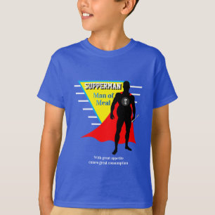 CAMISETA HOMBRE DE COMIDA SÚPTIMO HOMBRE SUPERIOR DE LOS NI