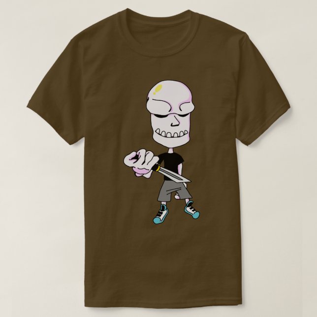 Camiseta Hombre de Cuchillo Asombroso (Diseño del anverso)