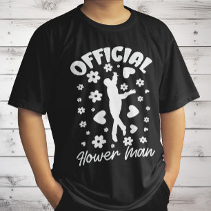 Camiseta Hombre de flor oficial baila Boda graciosa y novia