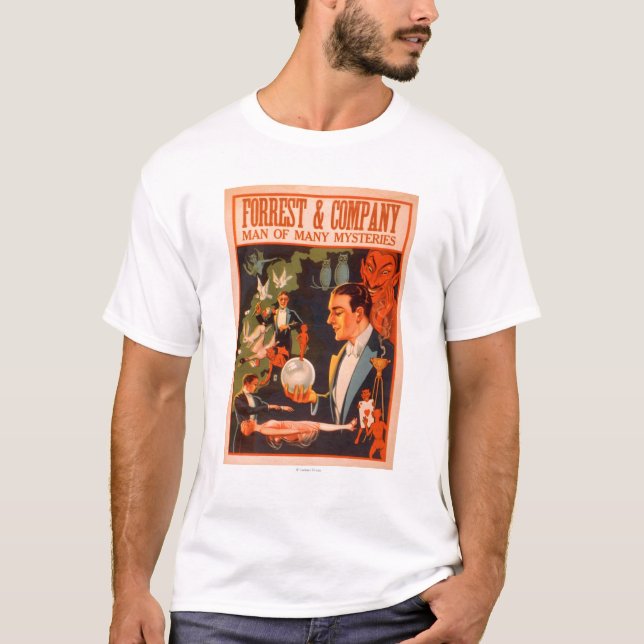 Camiseta Hombre de Forrest & Company de muchos misterios (Anverso)