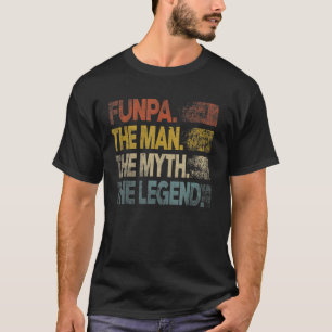 Camiseta Hombre de funpa retro hombre mito leyenda padre vi