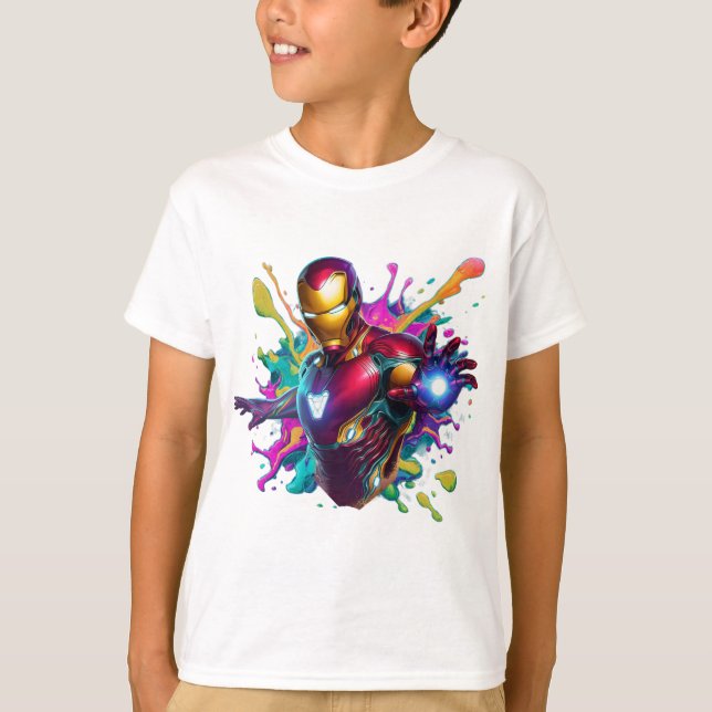 Camiseta hombre de hierro (Anverso)
