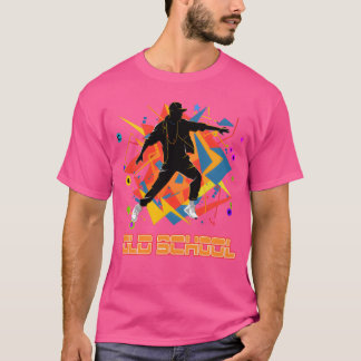 Camiseta hombre de hip hop de los 80 amigo