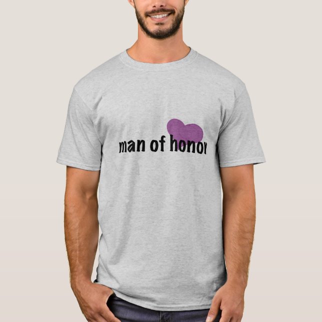 Camiseta hombre de honor (Anverso)