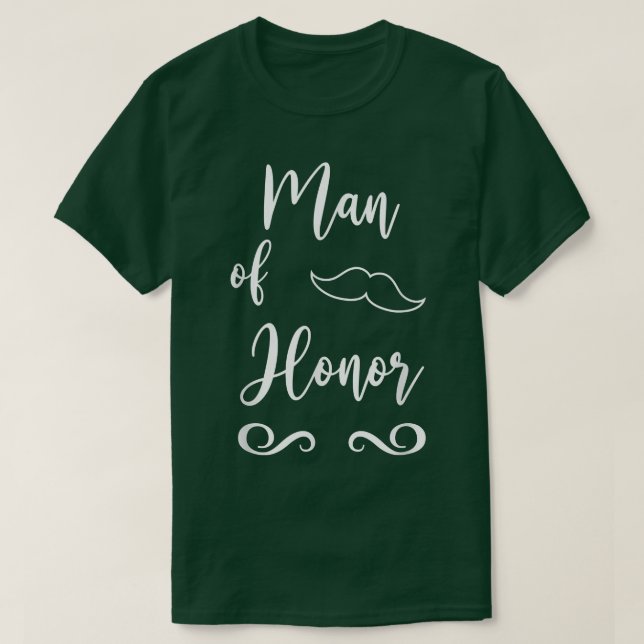 Camiseta Hombre de Honor Boda A juego (Diseño del anverso)