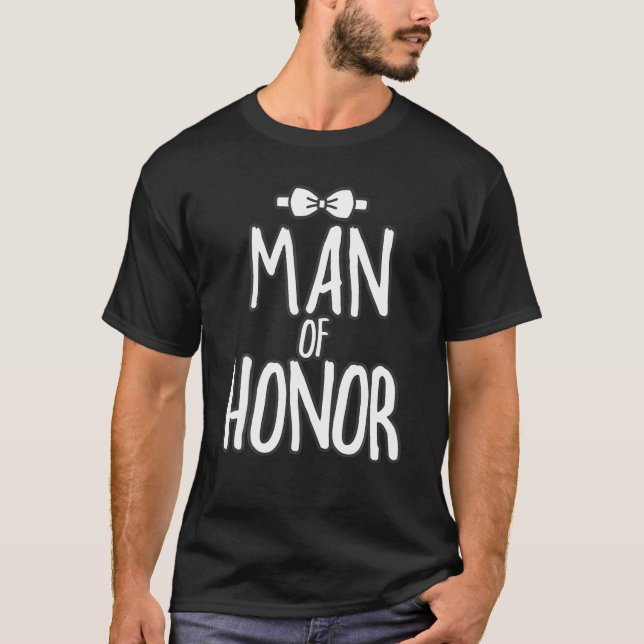 Camiseta Hombre De Honor Boda Hombre De Honor Propuesta Bri (Anverso)