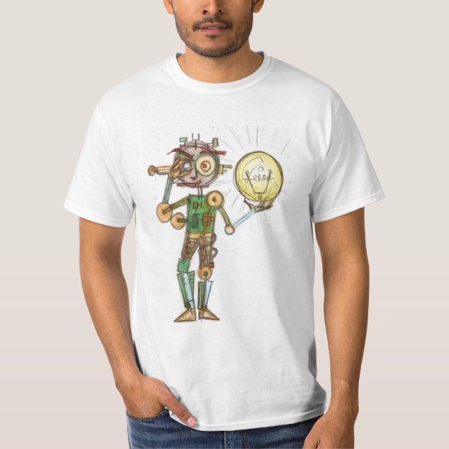 Camiseta Hombre de idea brillante (Anverso)