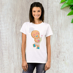 Camiseta Hombre de Jengibre Chef con Bolsa de Piping