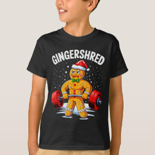 Camiseta Hombre de jengibre divertido Gingershred gimnasio
