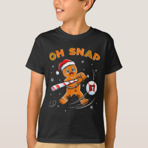 Camiseta Hombre de Jengibre Divertido Oh Snap 67 Meme de Bé