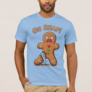 Camiseta Hombre de Jengibre Finalmente se Rompió Divertida
