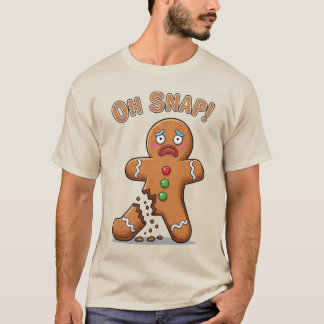 Camiseta Hombre de Jengibre Finalmente se Rompió Divertida
