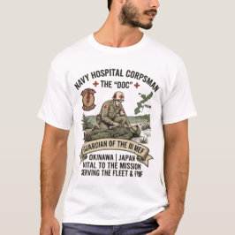 Camiseta Hombre de la Armada Cuerpo de Hospital The Doc III