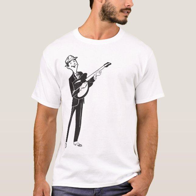 Camiseta Hombre de la guitarra (Anverso)
