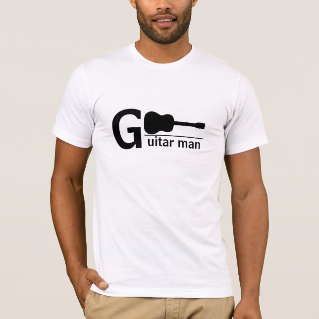 Camiseta Hombre de la guitarra (Anverso)