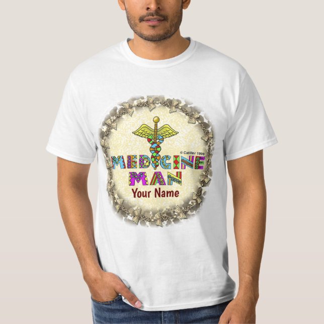 Camiseta Hombre de la medicina (Anverso)