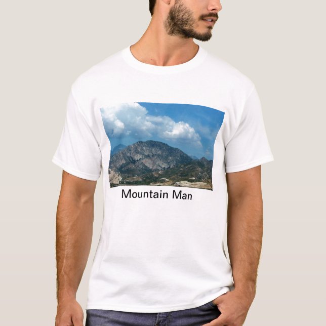 Camiseta Hombre de la montaña (Anverso)