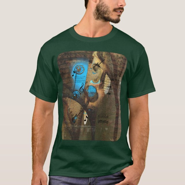 Camiseta Hombre de la música (Anverso)