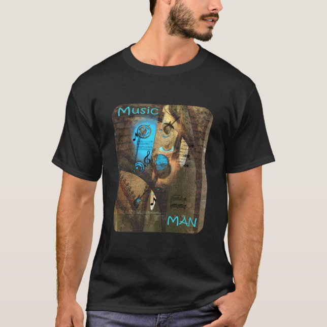 Camiseta Hombre de la música (Anverso)