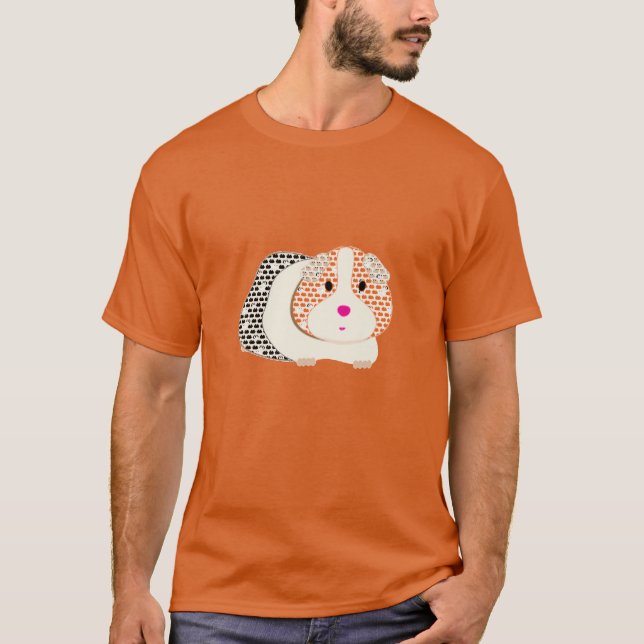 Camiseta Hombre de la tubería del conejillo de Indias (Anverso)
