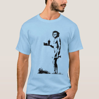 Camiseta Hombre de las cavernas de los alimentos de