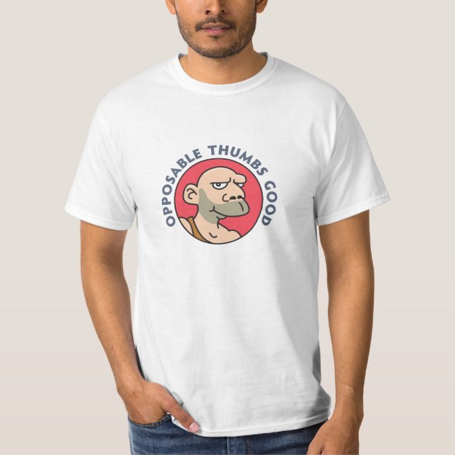 Camiseta Hombre de las cavernas divertido (Anverso)