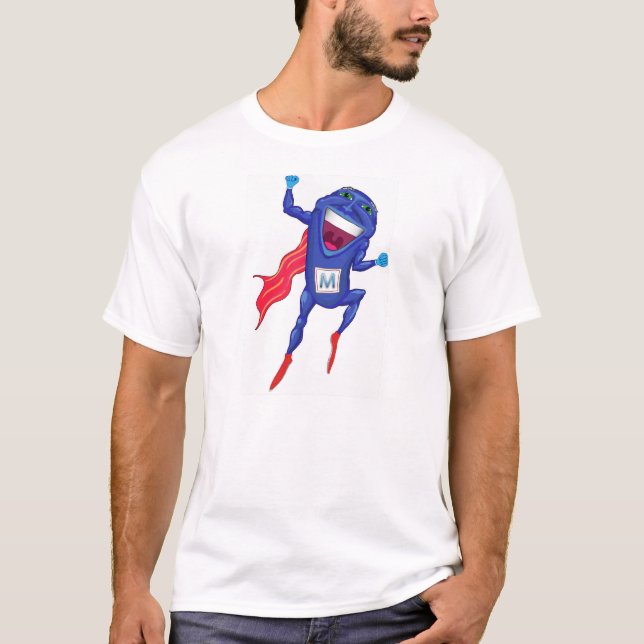 Camiseta Hombre de las mitocondrias (Anverso)