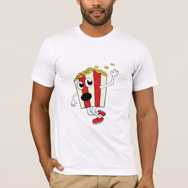 Camiseta Hombre de las palomitas (Anverso)