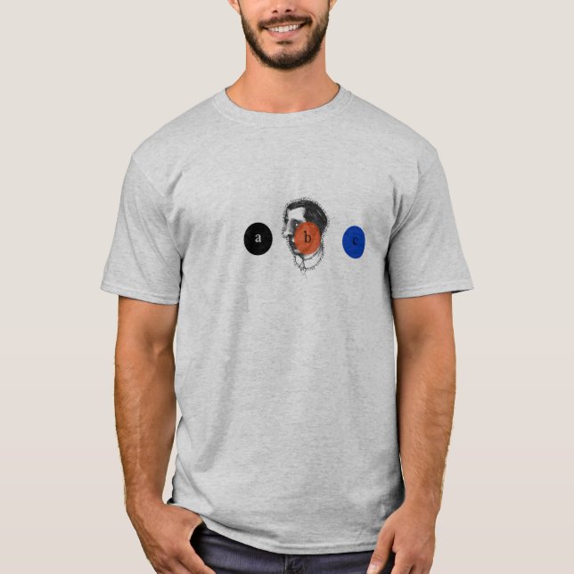 Camiseta Hombre de letras (Anverso)