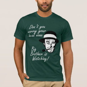 Camiseta Hombre de los años 50: Hermano mayor está mirand
