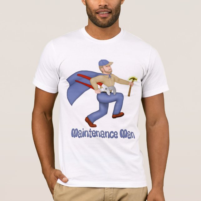 Camiseta Hombre de mantenimiento (Anverso)