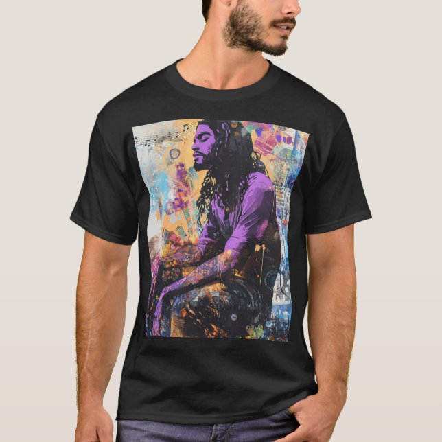 Camiseta Hombre de música (Anverso)