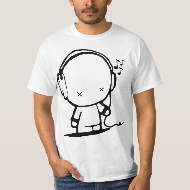 Camiseta Hombre de música (Anverso)
