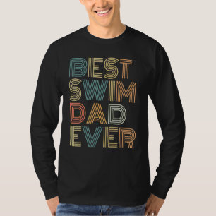 Camiseta Hombre de natación vintage Día del padre en la com