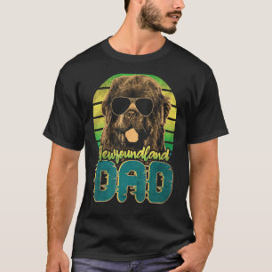 Camiseta Hombre de Newfie perro de Terranova papá 3
