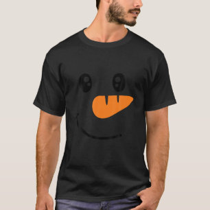 Camiseta Hombre De Nieve Cara Para Niños Chicas Hombres Cri