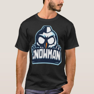 Camiseta Hombre de nieve oscuro