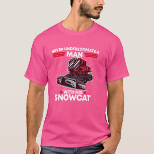 Camiseta Hombre de nieve papá Groomer Guay Winter Sport Ban