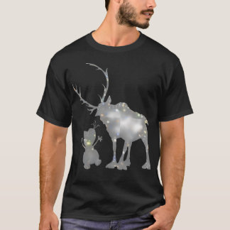 Camiseta Hombre De Nieve Y Reno