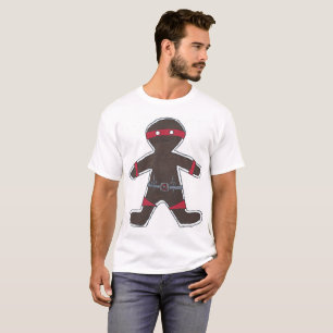 Camiseta Hombre de Ninjabread (rojo)