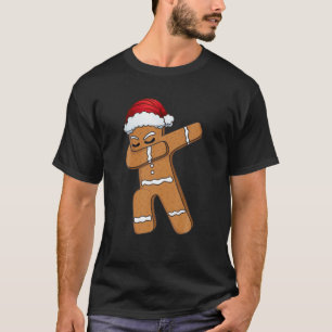 Camiseta Hombre De Pan De Gengibre Con Navidades De Santa H